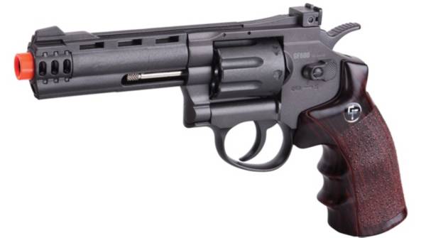 Game Face GF600 8 Shot Revolver Airsoft Gun – Black