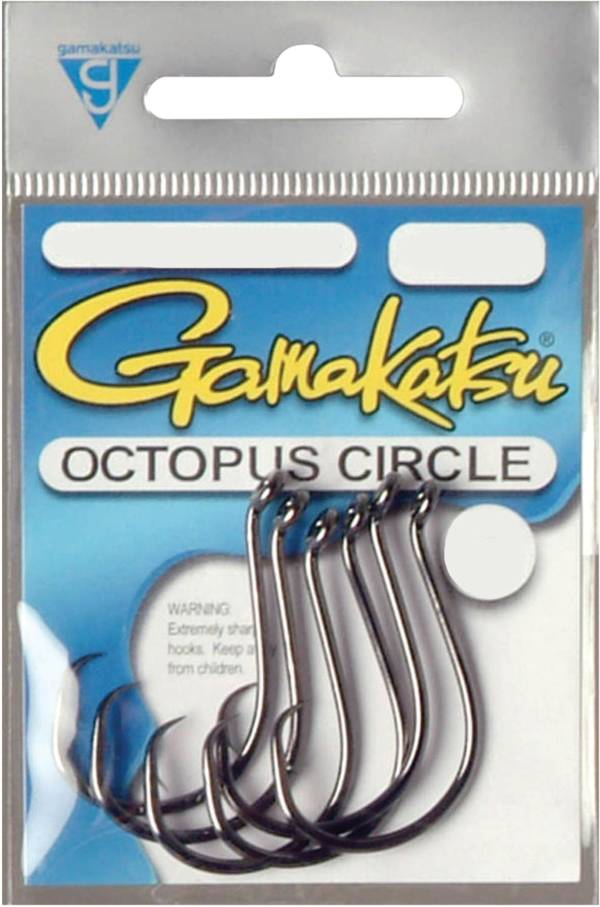 100x Strong Offset Circle Hooks High Carbon Steel Octopus Fishing Hooks #1-#5/0 