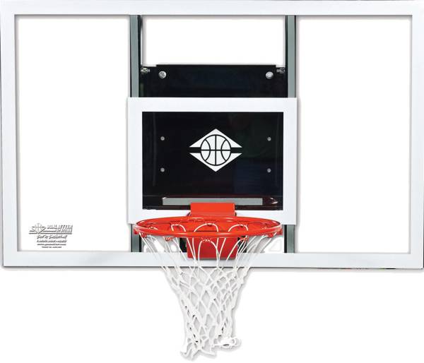 Goalsetter 72” Baseline Glass Backboard and HD Breakaway Rim