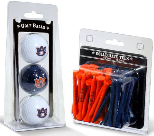 Team Golf Auburn Tigers Golf Ball and Tee Set