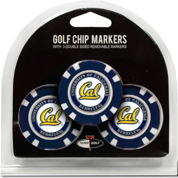 Team Golf California Golden Bears Poker Chips Ball Markers - 3-Pack product image