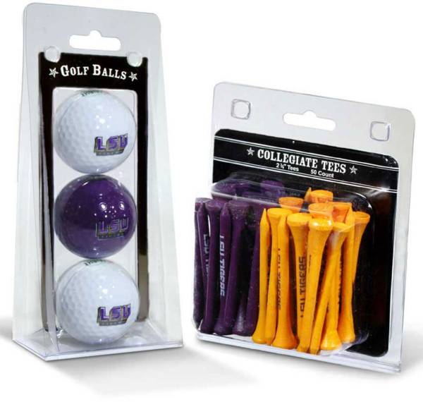 Team Golf LSU Tigers Golf Ball and Tee Set