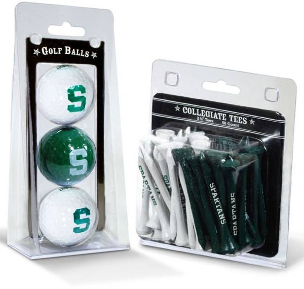 Team Golf Michigan State Spartans Golf Ball and Tee Set