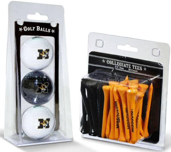 Team Golf Missouri Tigers Golf Ball and Tee Set