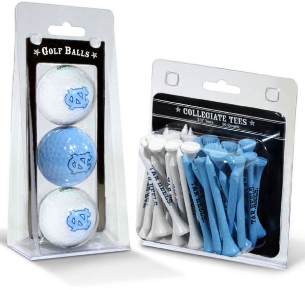 Team Golf North Carolina Tar Heels Golf Ball and Tee Set