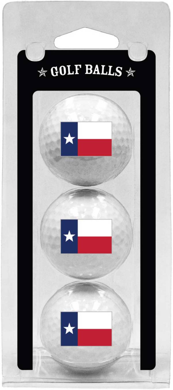 Team Golf Texas Flag Golf Balls - 3 Pack