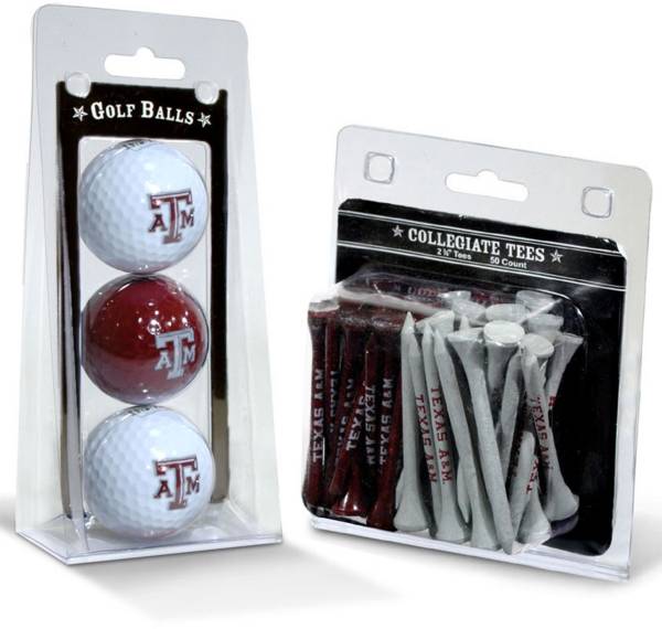 Team Golf Texas A&M Aggies Golf Ball and Tee Set