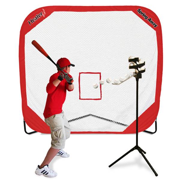 Heater Big League Soft Toss Pitching Machine & Pop-Up Net