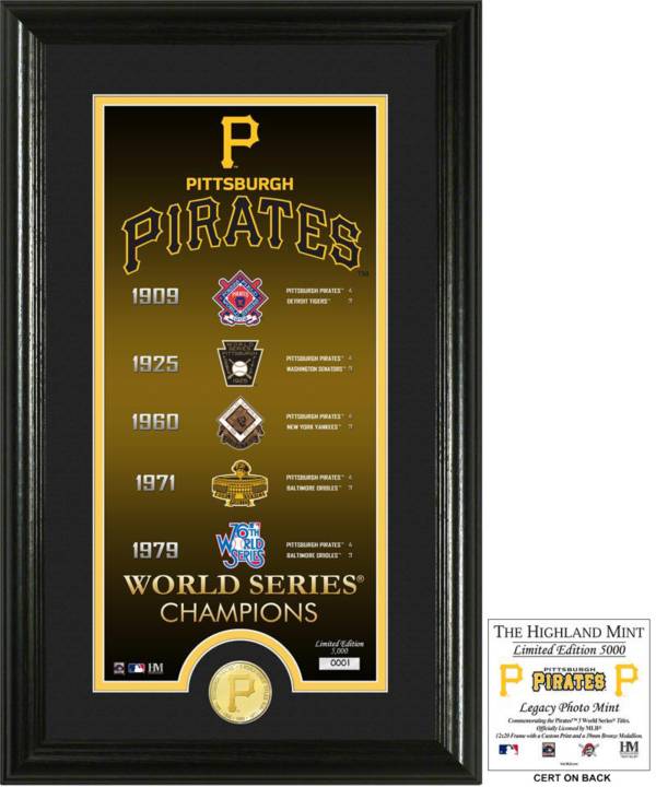 Highland Mint Pittsburgh Pirates 'Legacy' Supreme Bronze Coin Photo Mint