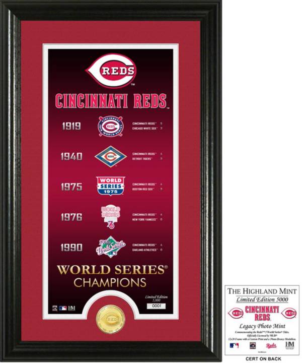 Highland Mint Cincinnati Reds 'Legacy' Supreme Bronze Coin Photo Mint