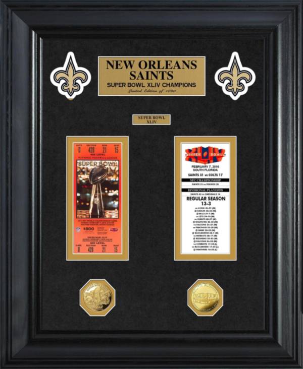The Highland Mint New Orleans Saints Super Bowl Ticket and Coin Collection product image