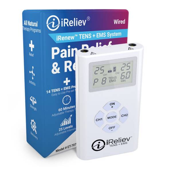 iReliev TENS EMS Strength & Recovery System