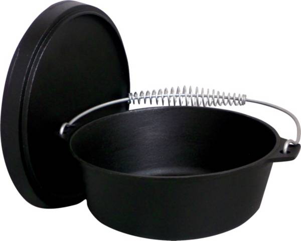 King Kooker 4 Quart Seasoned Cast Iron Dutch Oven