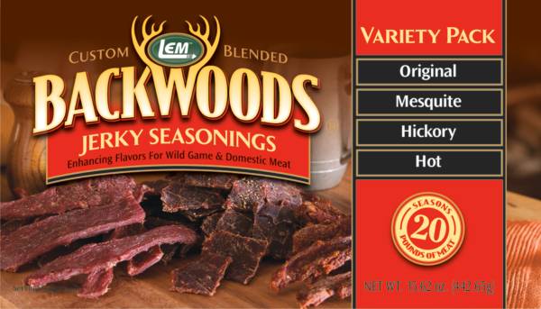 LEM Custom-Blended Backwoods Jerky Seasoning Variety Pack