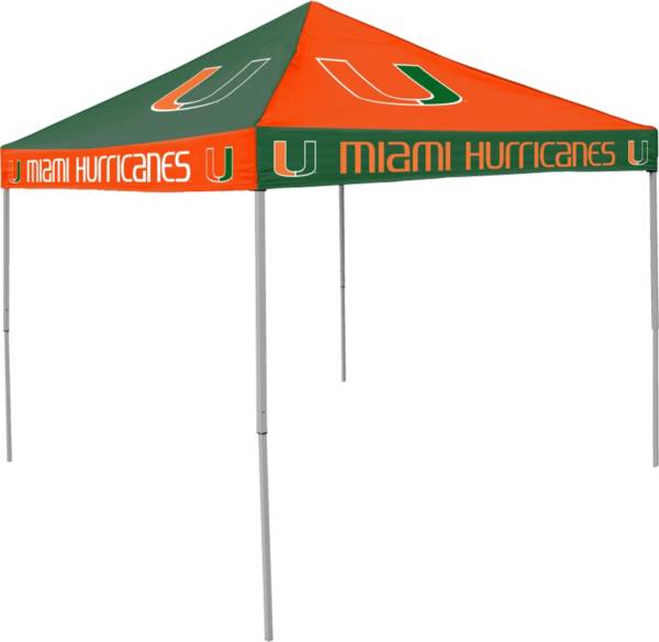 Miami Hurricanes Checkerboard Tent