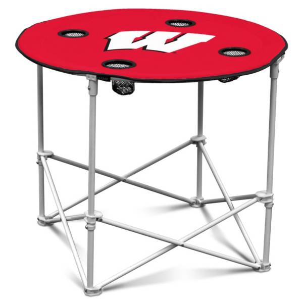 Wisconsin Badgers Portable Round Table
