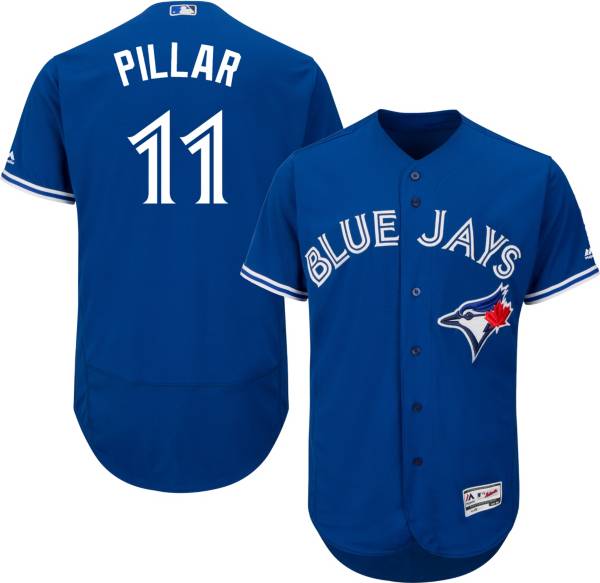 Majestic Men's Authentic Toronto Blue Jays Kevin Pillar #11 Alternate Royal Flex Base On-Field Jersey