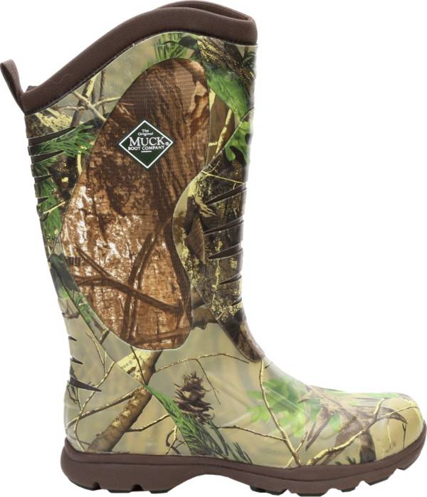 Muck Boots Men's Pursuit Stealth Cool Realtree APG Rubber Hunting Boots