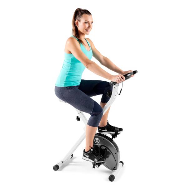 Details about   Marcy Foldable Upright Exercise Bike With Adjustable Resistance Cardio Workout 