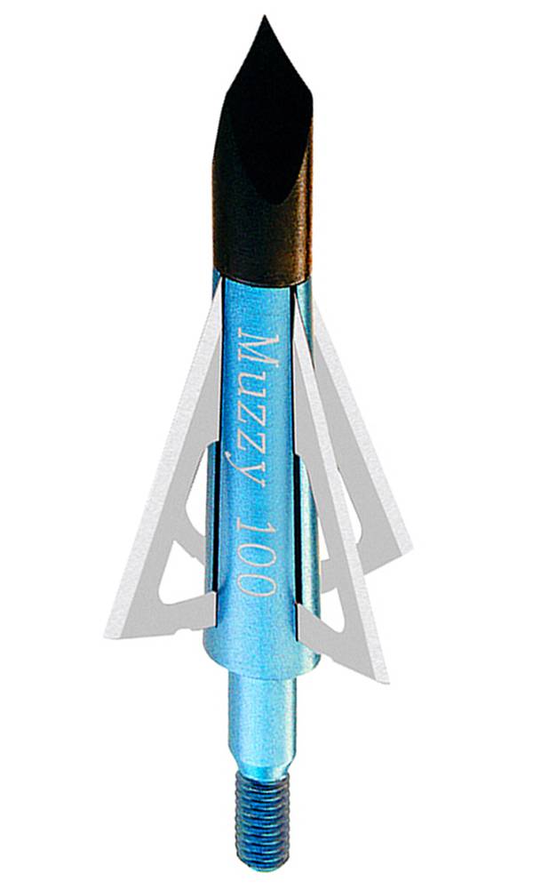Muzzy 4-Blade Fixed Broadheads - 100 GR, 6 Pack