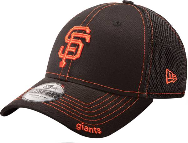 New Era Men's San Francisco Giants 39Thirty Neo Black Stretch Fit Hat