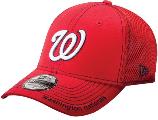 New Era Men's Washington Nationals 39Thirty Neo Red Stretch Fit Hat