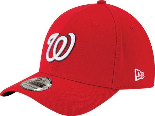 New Era Men's Washington Nationals 39Thirty Classic Red Stretch Fit Hat