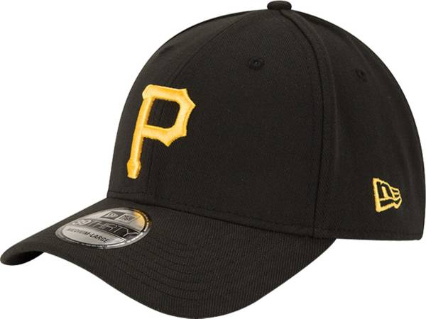 New Era Men's Pittsburgh Pirates 39Thirty Classic Black Stretch Fit Hat