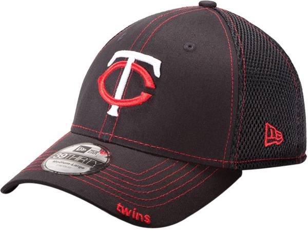 New Era Men's Minnesota Twins 39Thirty Neo Navy Stretch Fit Hat