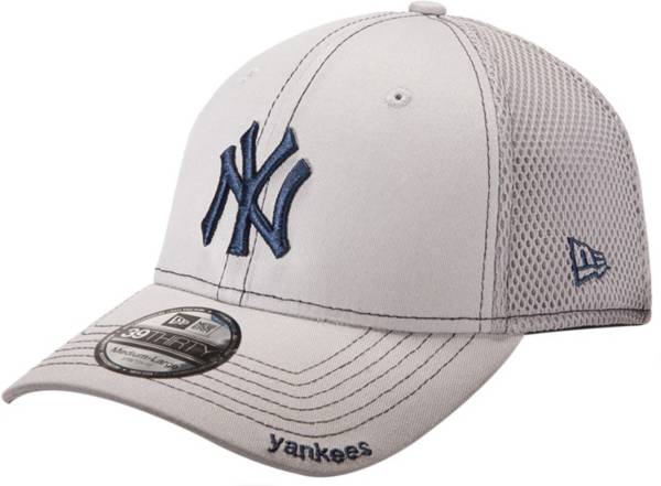 New Era Men's New York Yankees 39Thirty Neo Grey Stretch Fit Hat