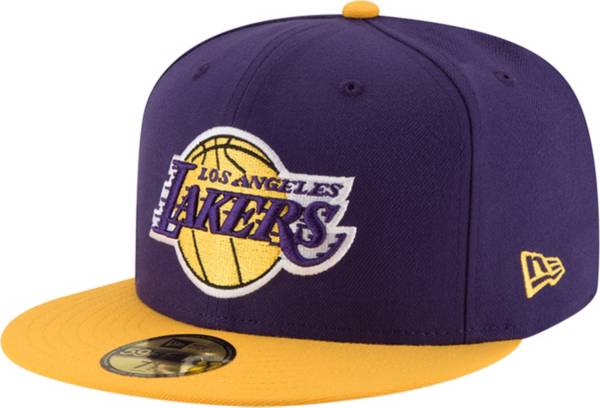 New Era Men's Los Angeles Lakers 59Fifty Purple/Gold Fitted Hat