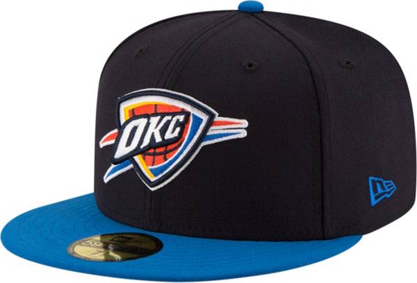 New Era Men's Oklahoma City Thunder 59Fifty Navy/Blue Fitted Hat