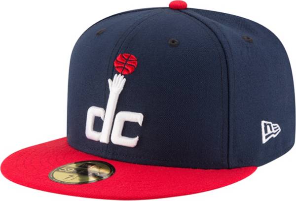 New Era Men's Washington Wizards 59Fifty Navy/Red Fitted Hat