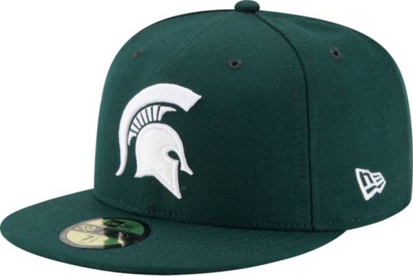 New Era Men's Michigan State Spartans Green 59Fifty Fitted Hat