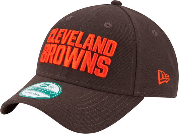 New Era Men's Cleveland Browns League 9Forty Brown Adjustable Hat