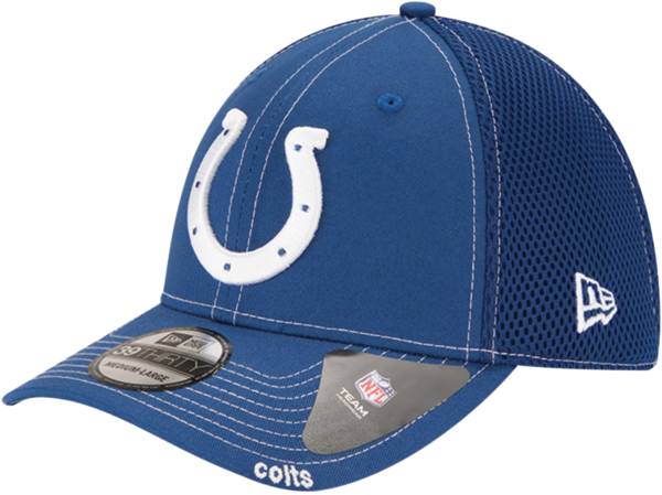 New Era Men's Indianapolis Colts 39Thirty Neoflex Blue Stretch Fit Hat