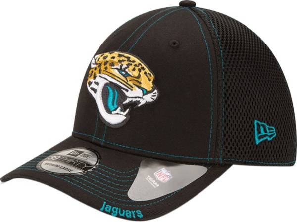 New Era Men's Jacksonville Jaguars 39Thirty Neoflex Black Stretch Fit Hat product image