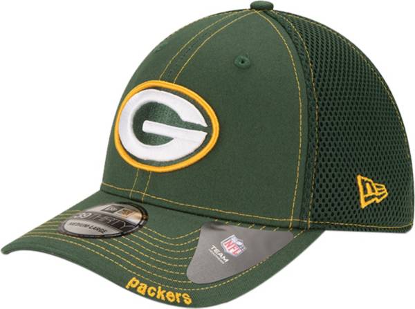 New Era Men's Green Bay Packers 39Thirty Neoflex Green Stretch Fit Hat