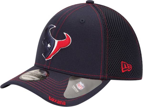 New Era Men's Houston Texans Neo 39Thirty Navy Stretch Fit Hat product image