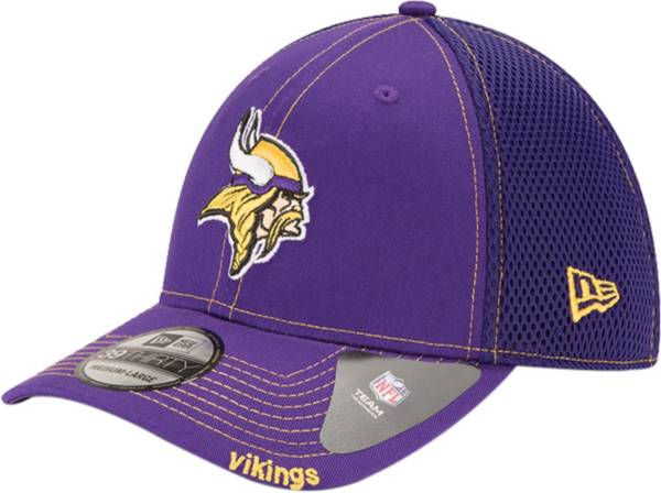 New Era Men's Minnesota Vikings 39Thirty Neoflex Purple Stretch Fit Hat