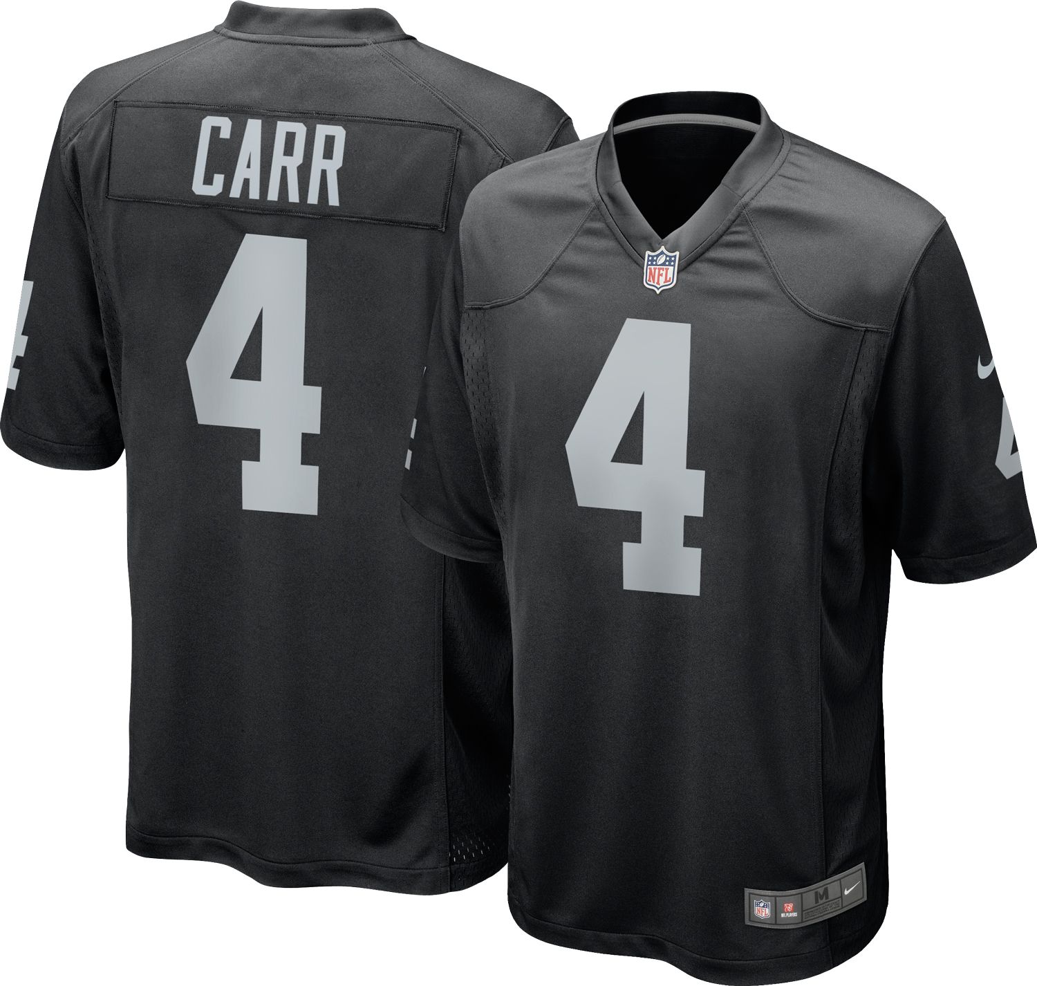 NFL Raiders Carr Jersey - NFL Team Apparel Nike Dri-Fit