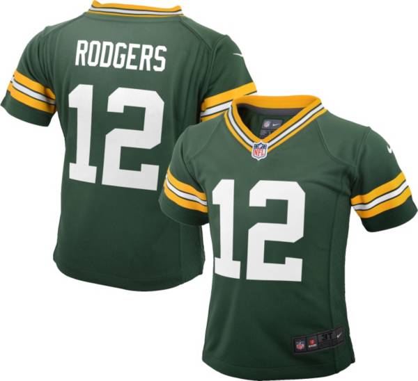 Nike Toddler Green Bay Packers Aaron Rodgers #12 Green Game Jersey