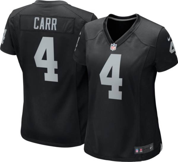 Nike Women's Home Game Jersey Las Vegas Raiders Derek Carr #4