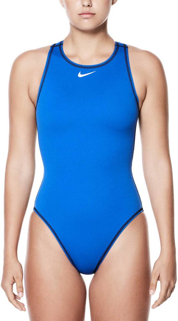 Nike Women's Solid Water Polo Swimsuit
