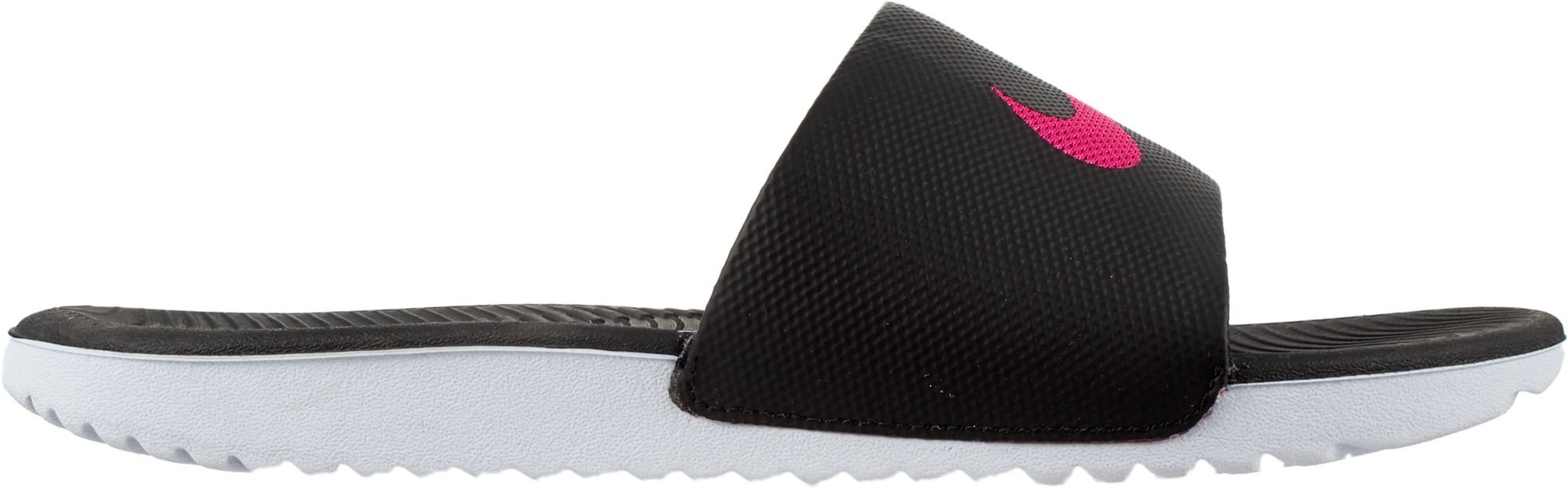 nike kawa slide women's black