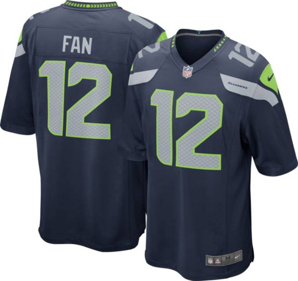 Nike Youth Seattle Seahawks 12th Fan #12 Navy Game Jersey