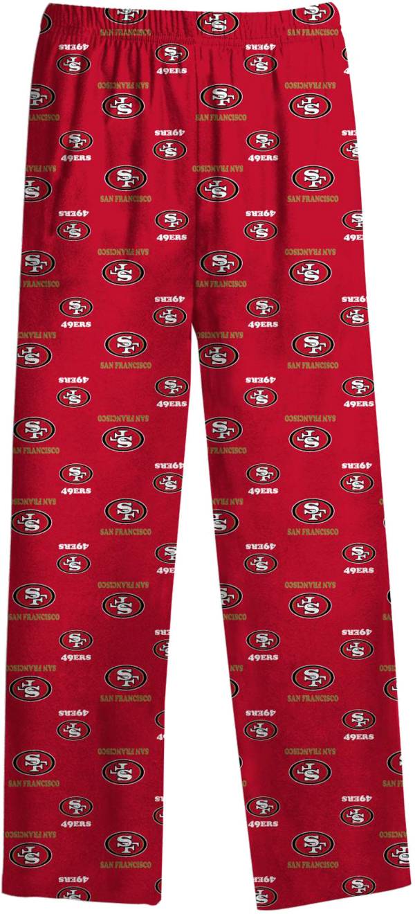 NFL Team Apparel Youth San Francisco 49ers Dorm Red Pants