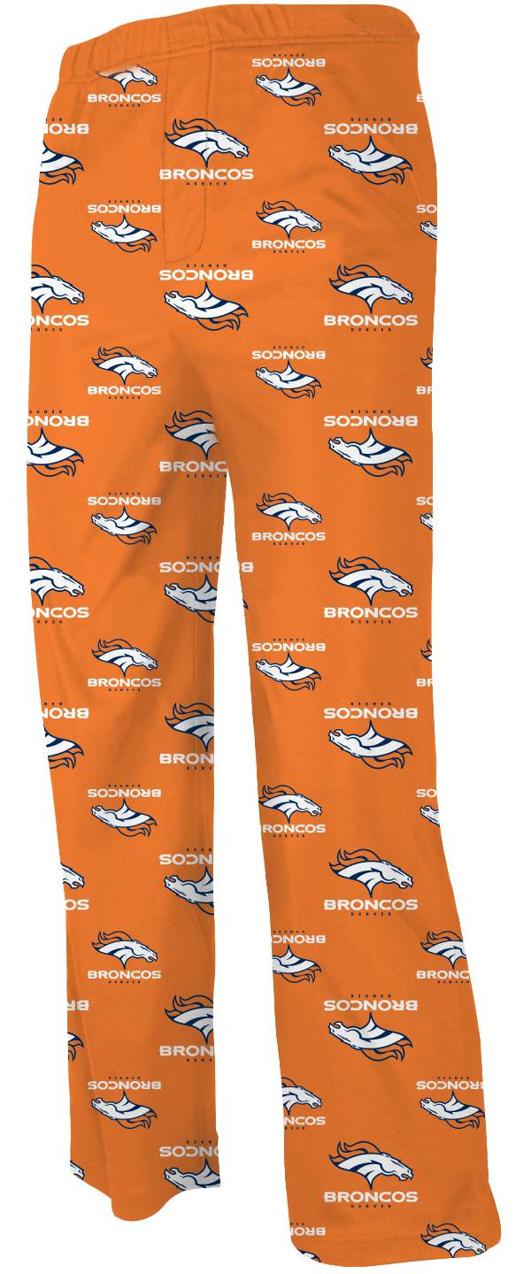 NFL Team Apparel Youth Denver Broncos Jersey Orange Print Pants product image