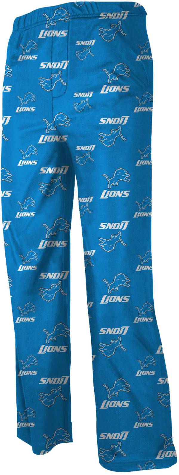 NFL Team Apparel Youth Detroit Lions Dorm Blue Pants