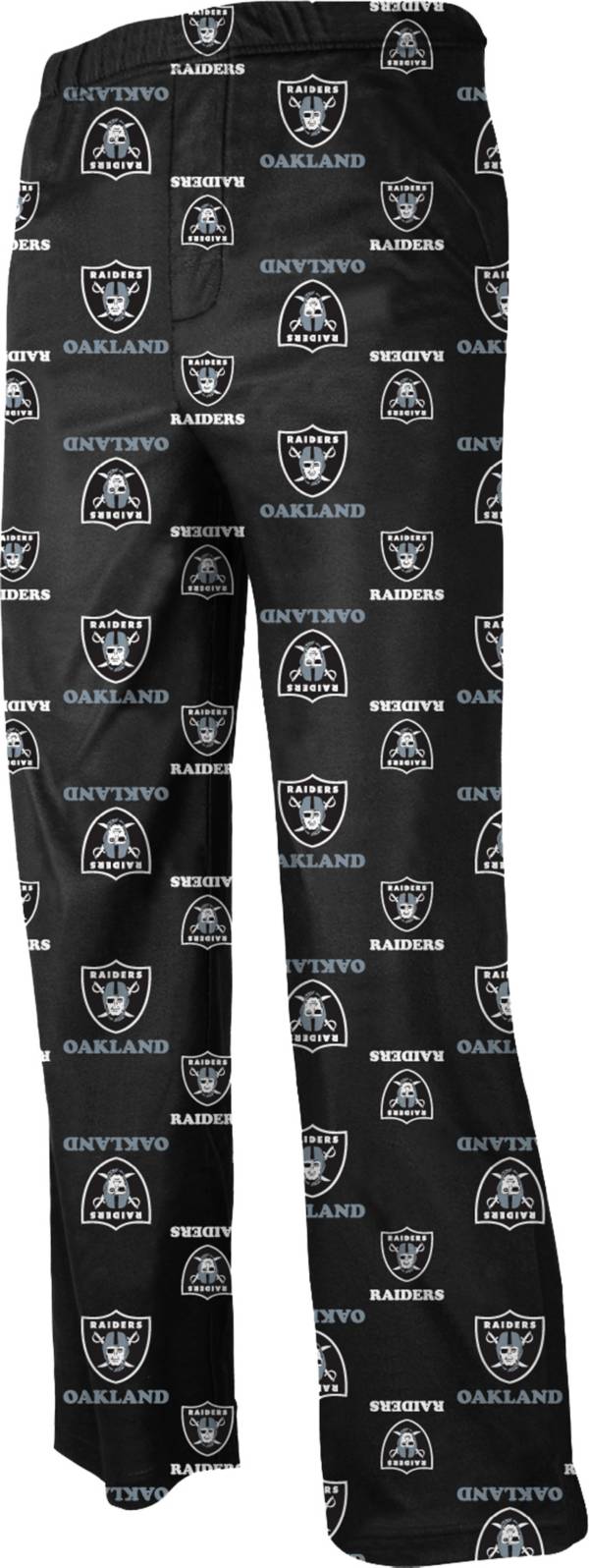 NFL Team Apparel Youth Oakland Raiders Dorm Black Pants